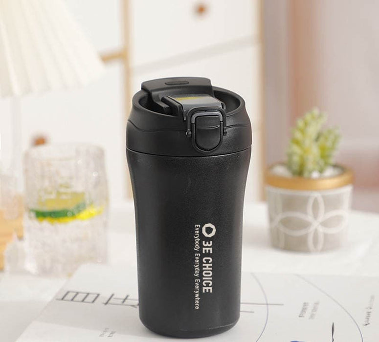 hot drink coffee travel mug leakproof flask portable stainless steel