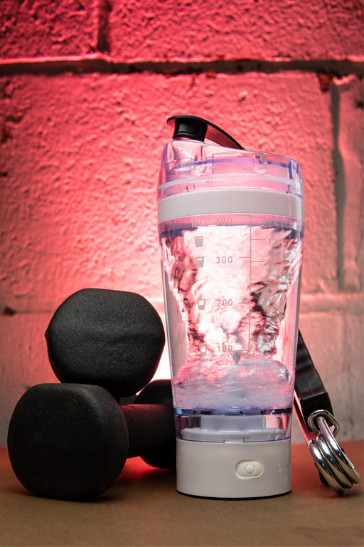 electric protein shaker bottle rechargeable